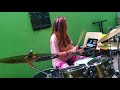 WE FELL IN LOVE IN OCTOBER girl in red | drum cover by luluca baterista