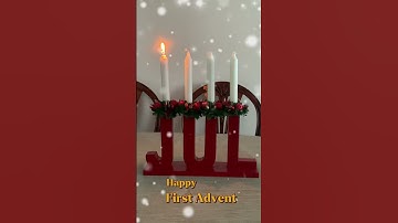 A blessed first Sunday of Advent  #fypシ #advent #foryoupage #holidayseason