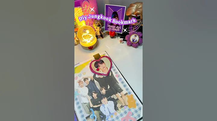 Diy Bts Bookmark #bts #btsarmy #diy #ytshorts #jungkook #bookmark #shorts #kpop