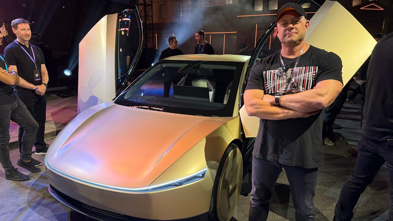 INSIDE LOOK! * My ride in the Robotaxi Robovan & Party with Optimus ...