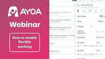 Ayoa Webinar: How to enable flexible working | 22nd July 2020