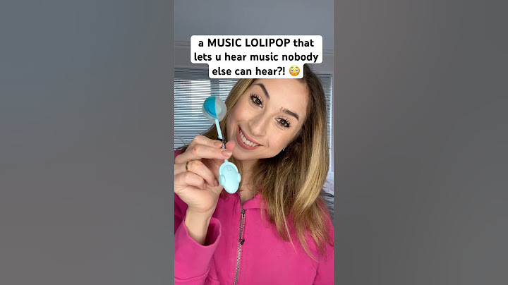 MUZYCZNY LOLIPOP, który pozwala ci usłyszeć muzykę, której nikt inny nie słyszy?! 😳 #szorty #lifehacks #muzyka