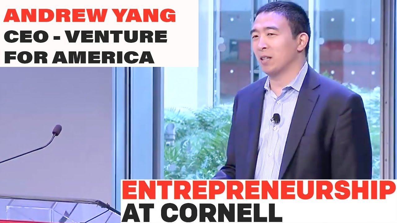 Andrew Yang CEO of Venture for America YouTube
