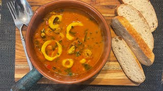 Sopas de Mariscos [Caribbean Style Seafood Soup]