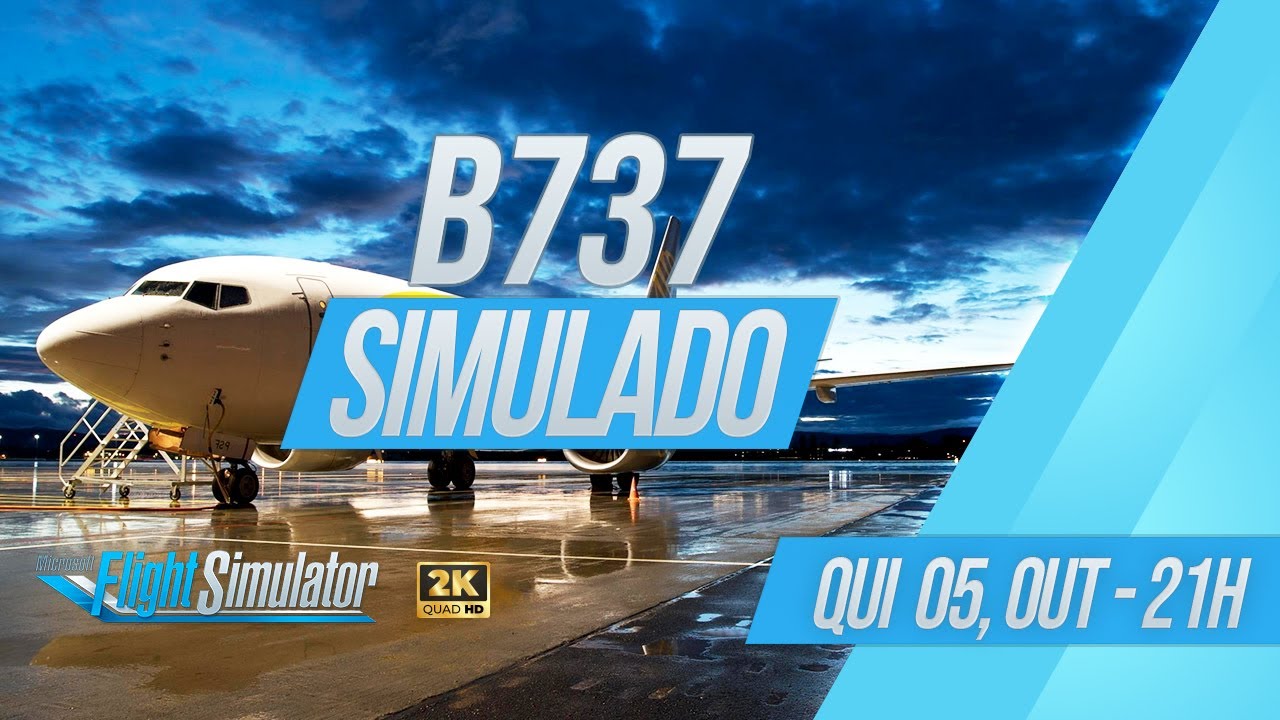 LIVE STREAM Voo IFR de Boeing B737-800 da PMDG no Microsoft Flight ...