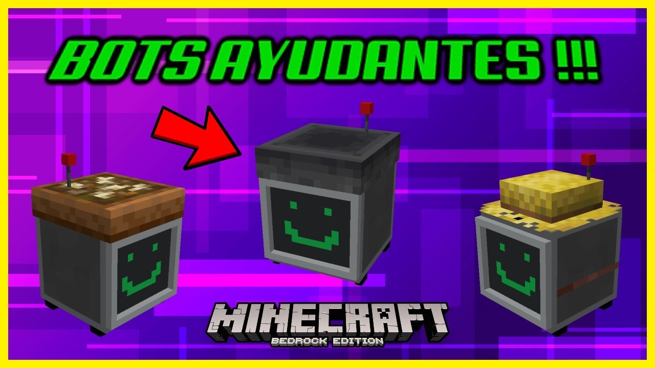 BOT TOPIA Addon MINECRAFT PE (BEDROCK) 1.16.40 | GUIA COMPLETA EN ...