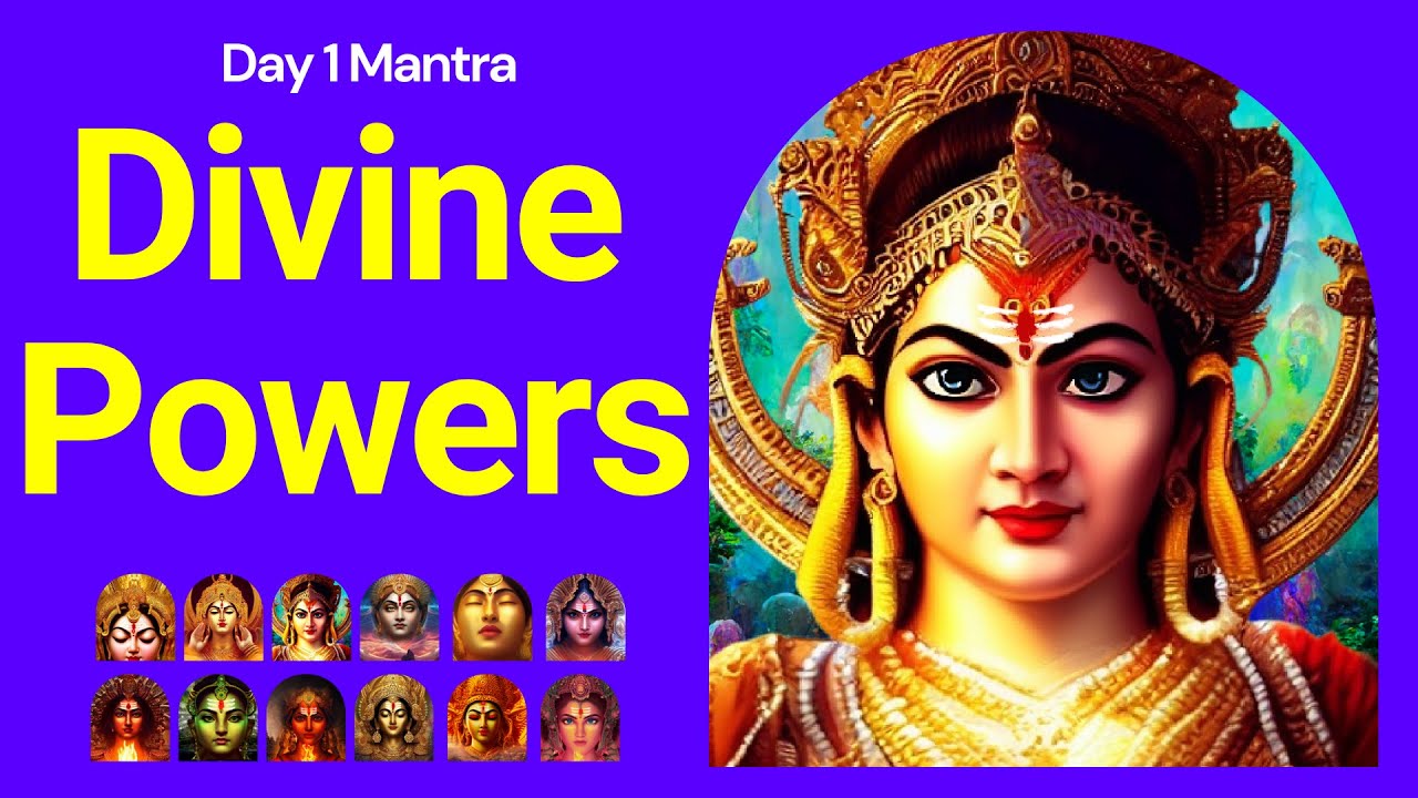 POWERFUL  Durge Smrita Harasi Mantra   Day 1   12 Day Devi Mantras for Prosperity  Lakshmi Mantra