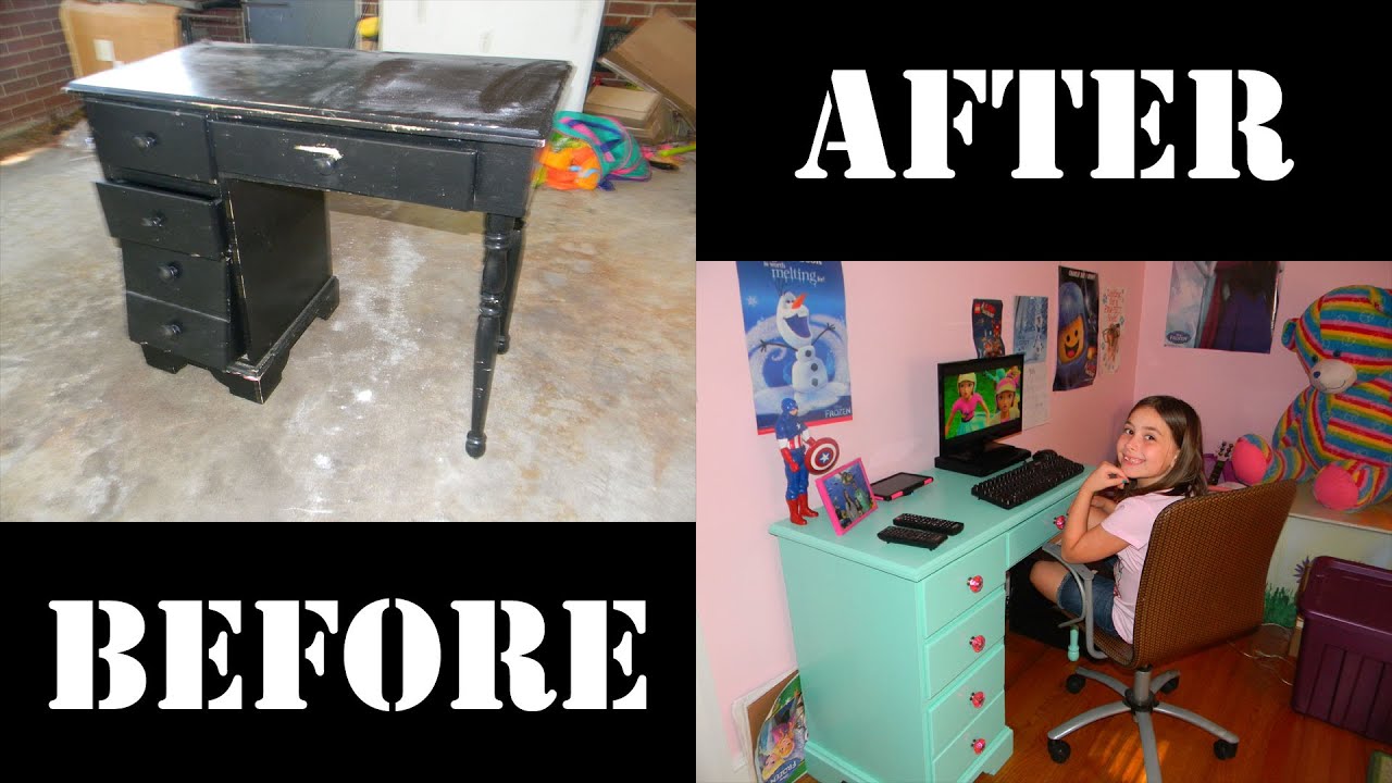 Watch Me Transform This Old Desk Into A Trendy Girl S Computer Watch Me Transform This Old Desk Into A Trendy Girl S Computer By Barton Rigged