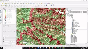 QGIS: Terrain analysis | Hillshade | Slope | Aspect