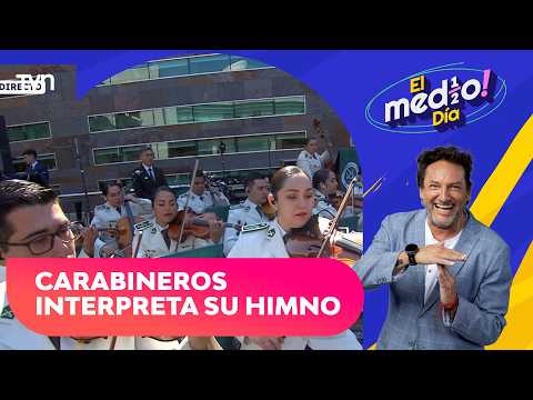 Carabineros de Chile performs its institutional anthem at the TVN Musical Parade | Noon Edition