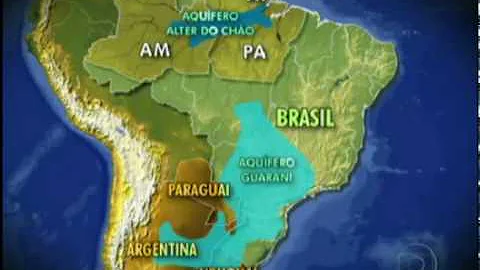 Em qual região está localizado o maior aquífero subterrâneo de água doce do mundo?
