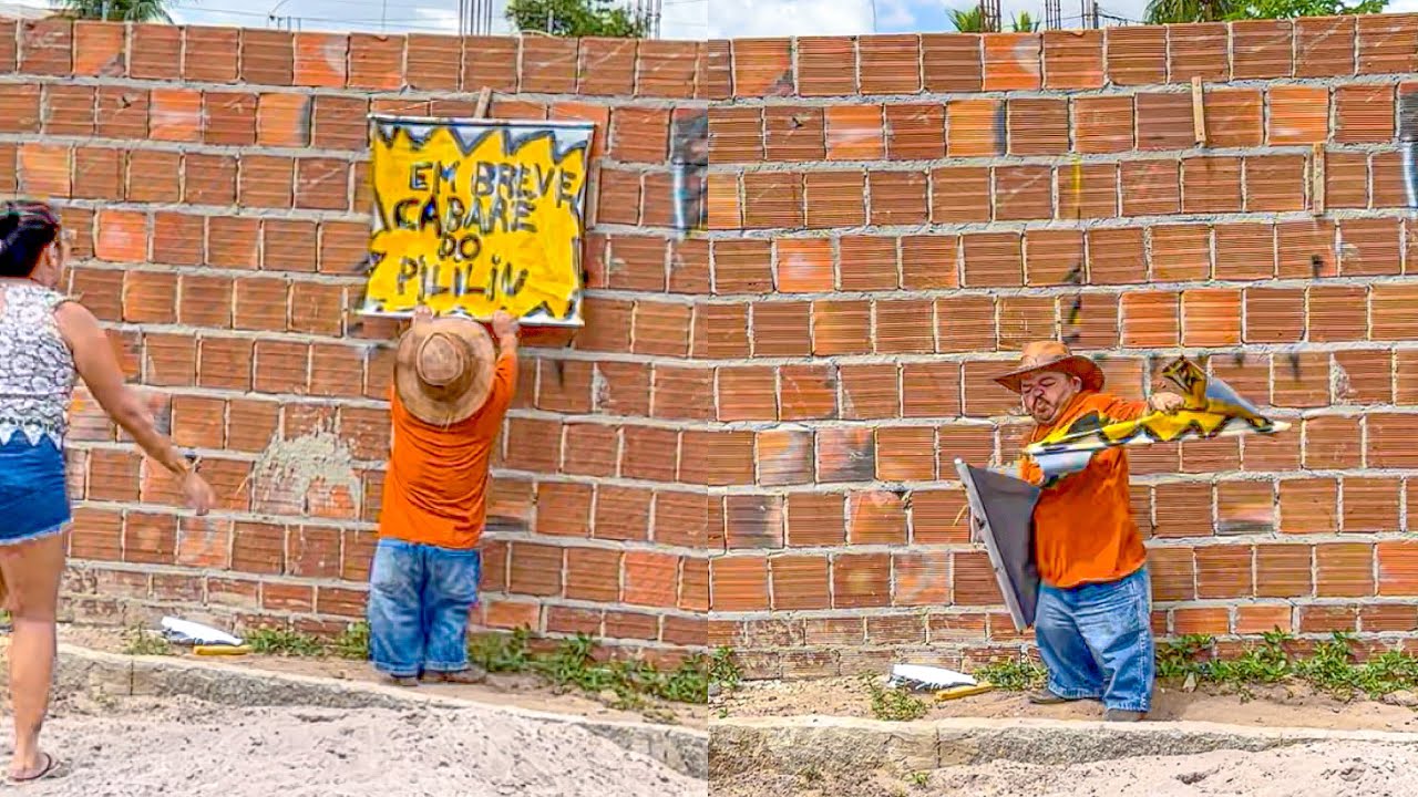 LEÔNCIO COLOCA PLACA DE CABARÉ NA CASA DE PILILIU | TROLAGEM | PILILIU DA RESENHA