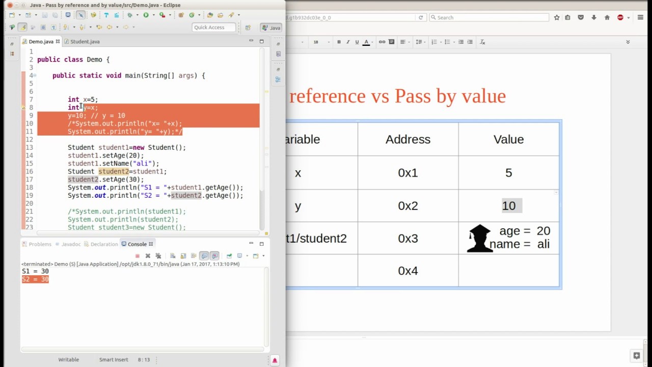 011 - pass by reference vs pass by value - YouTube