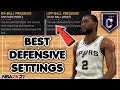 THE BEST DEFENSIVE SETTINGS IN NBA 2K21 MyTEAM! WIN EVERY GAME USING THESE SETTINGS!