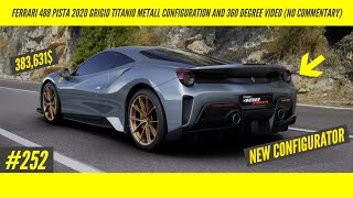 Ferrari 488 pista 2020 grigio titanio ...