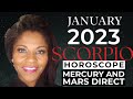 SCORPIO ASTROLOGY HOROSCOPE JANUARY 2023
