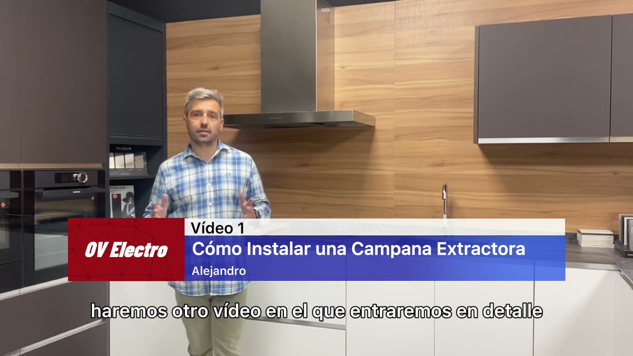 COMO INSTALAR UNA CAMPANA EXTRACTORA gases, humos, olores 2D2 