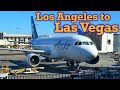Full Flight: Alaska Airlines A319 Los Angeles to Las Vegas (LAX-LAS)