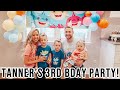 TANNERS 3RD BDAY PARTY // BABY SHARK BIRTHDAY // BEASTON FAMILY VIBES