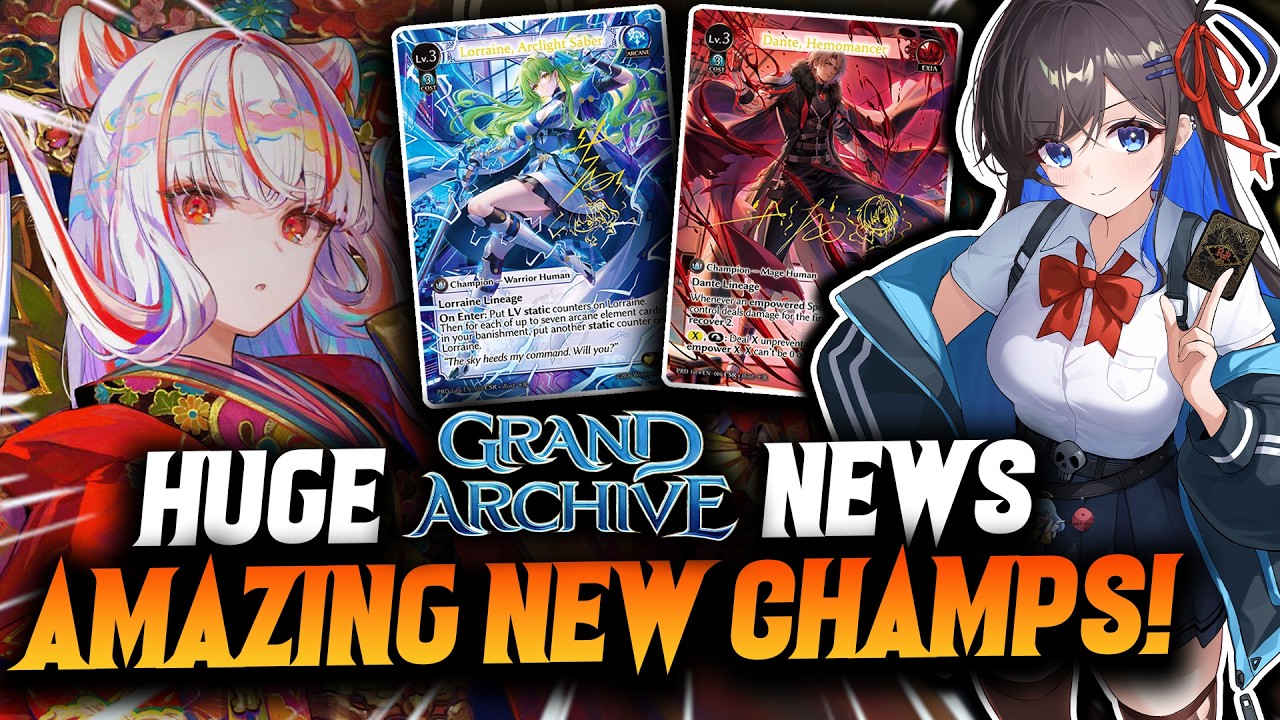 The NEW Champions are SO COOL! Grand Archive TCG NEWS - YouTube