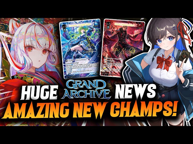The NEW Champions are SO COOL! Grand Archive TCG NEWS - YouTube