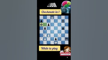 checkmate in 1 white to play #puzzlesolving