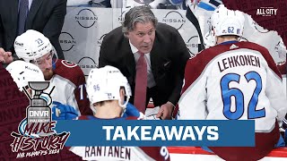 What can Jared Bednar and the Colorado Avalanche take from their first round series
