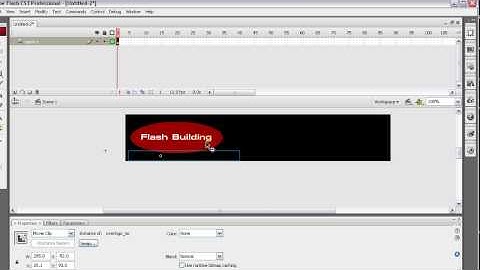 Flash Tutorial - Logo Hover Clip Follow Mouse CS3 CS4 ActionScript 3.0