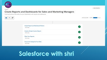 Create a Simple Custom Report||Create Reports and Dashboards for Sales and Marketing Managers