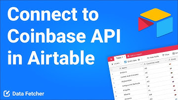 How to Connect to the Coinbase API in Airtable with No-Code