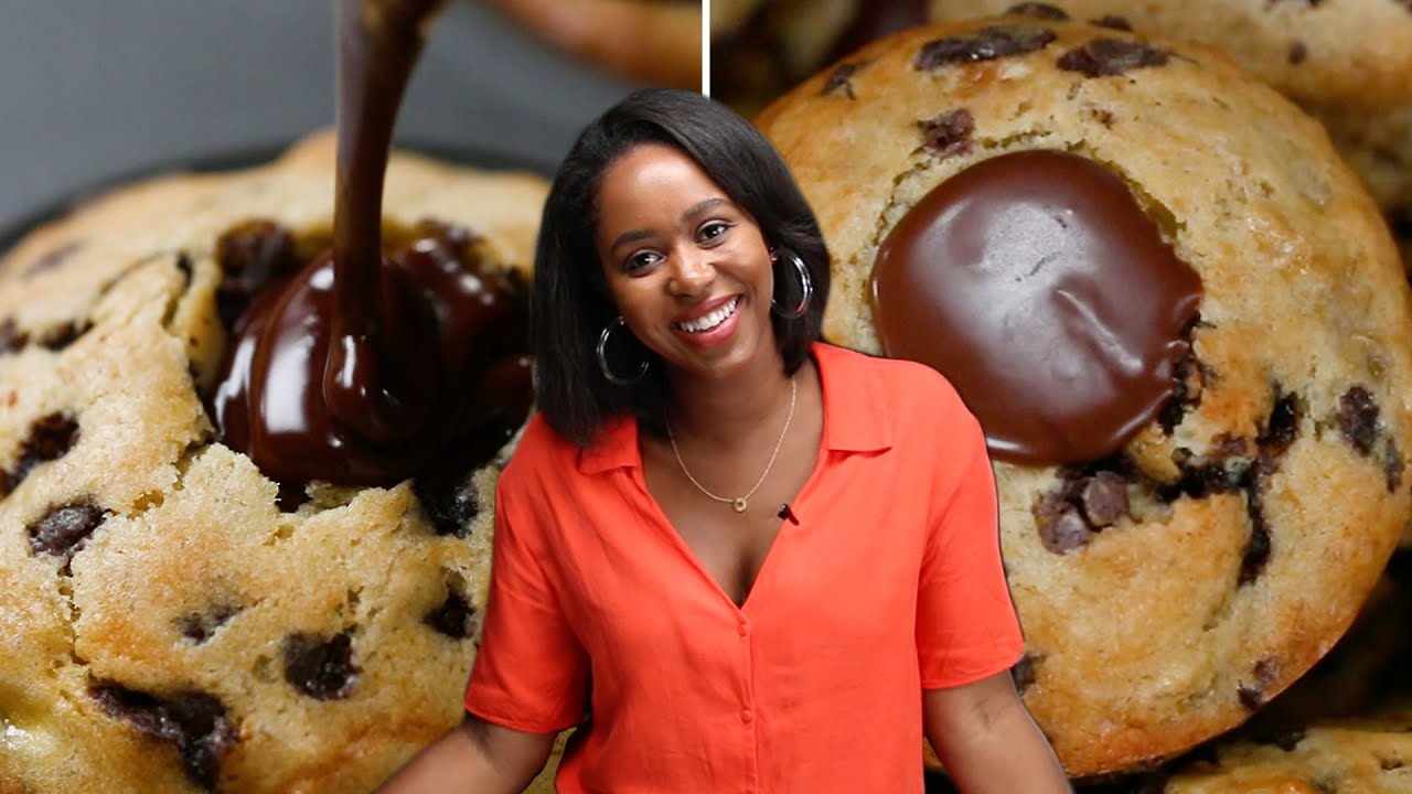 How I Make Chocolate-Filled Banana Muffins • Tasty