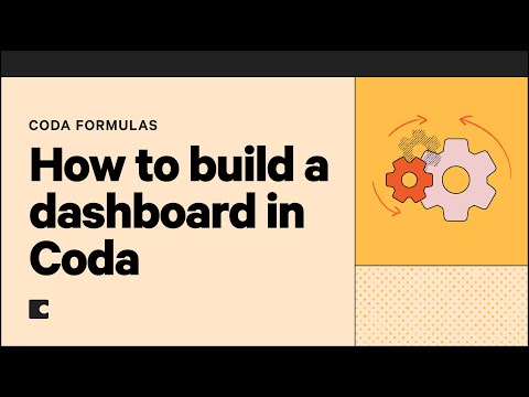 How to build a dashboard in Coda | Formulas 101