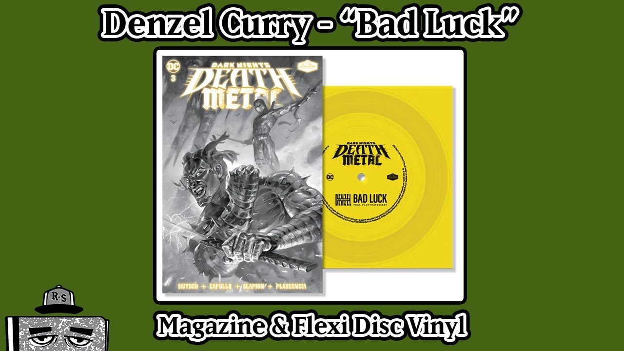 UNBOXING - Denzel Curry - Bad Luck Magazine & Flexi Disc Vinyl variant releases