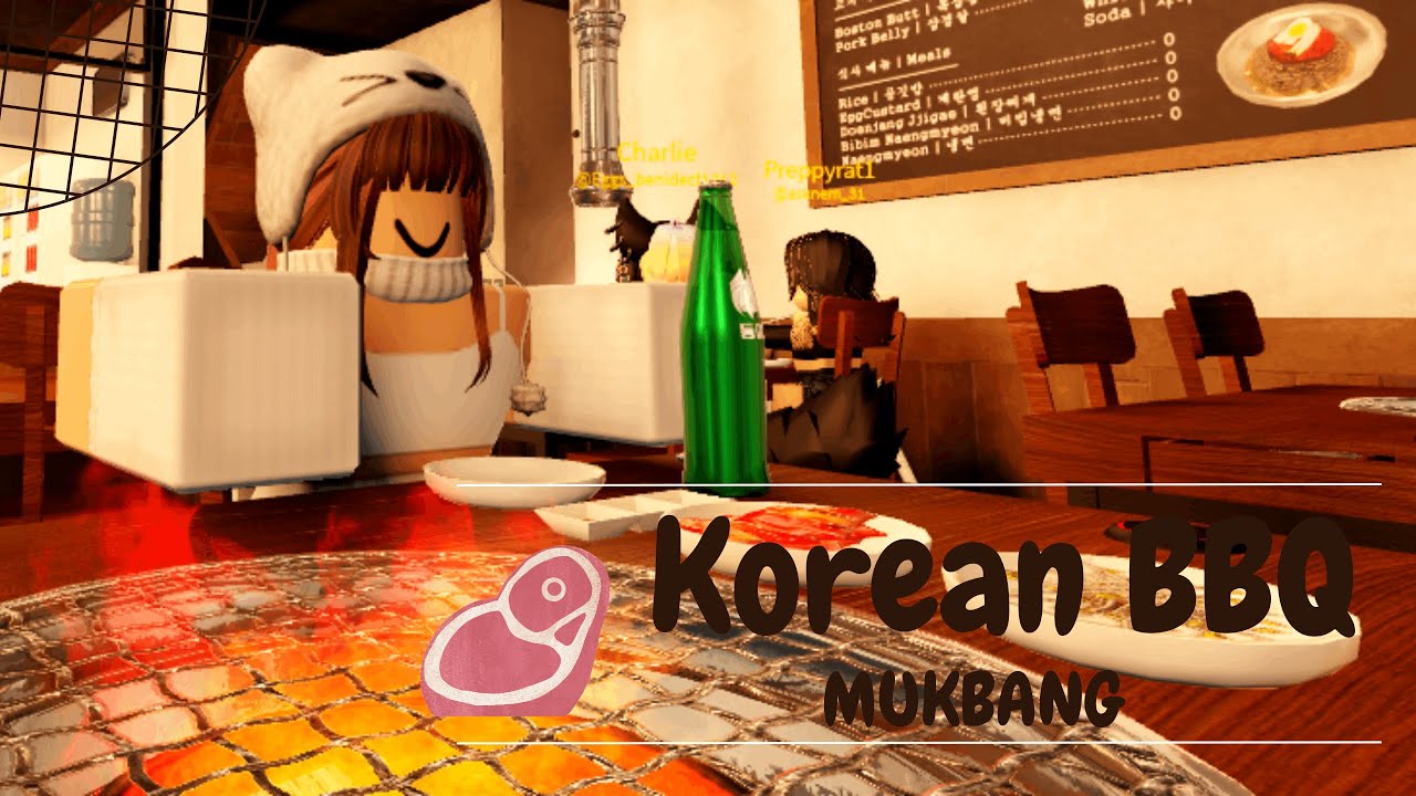 Roblox Korean BBQ Mukbang YouTube