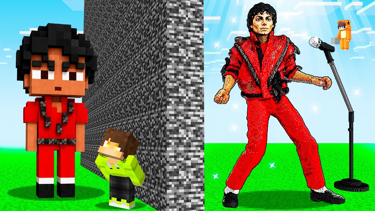 I Cheated With MICHAEL JACKSON in Minecraft Build Battle!