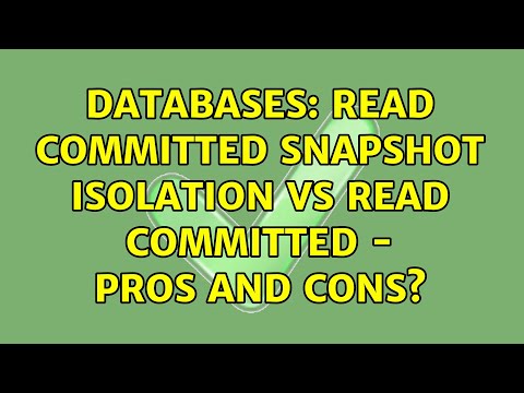 Databases: Read Committed