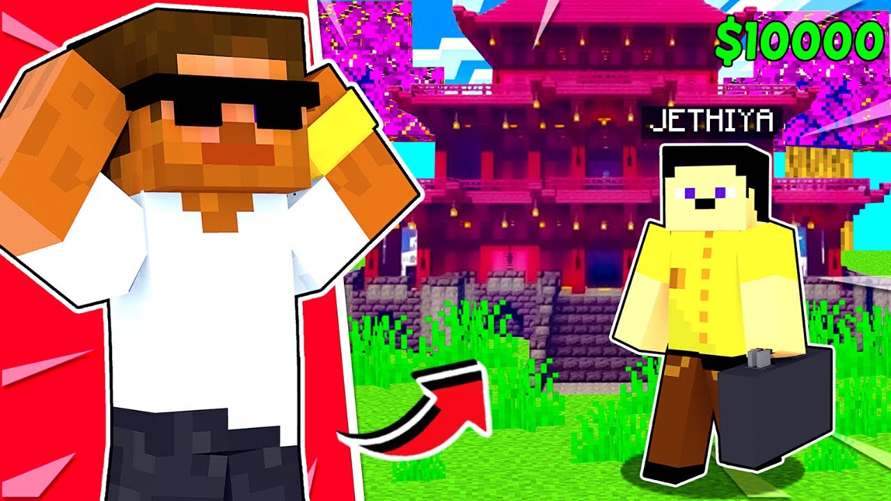 Buying $100000 Dollar Mansion in Japan in Minecraft 🤑