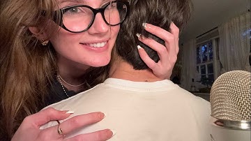 ASMR aggressive head/ back scratching 