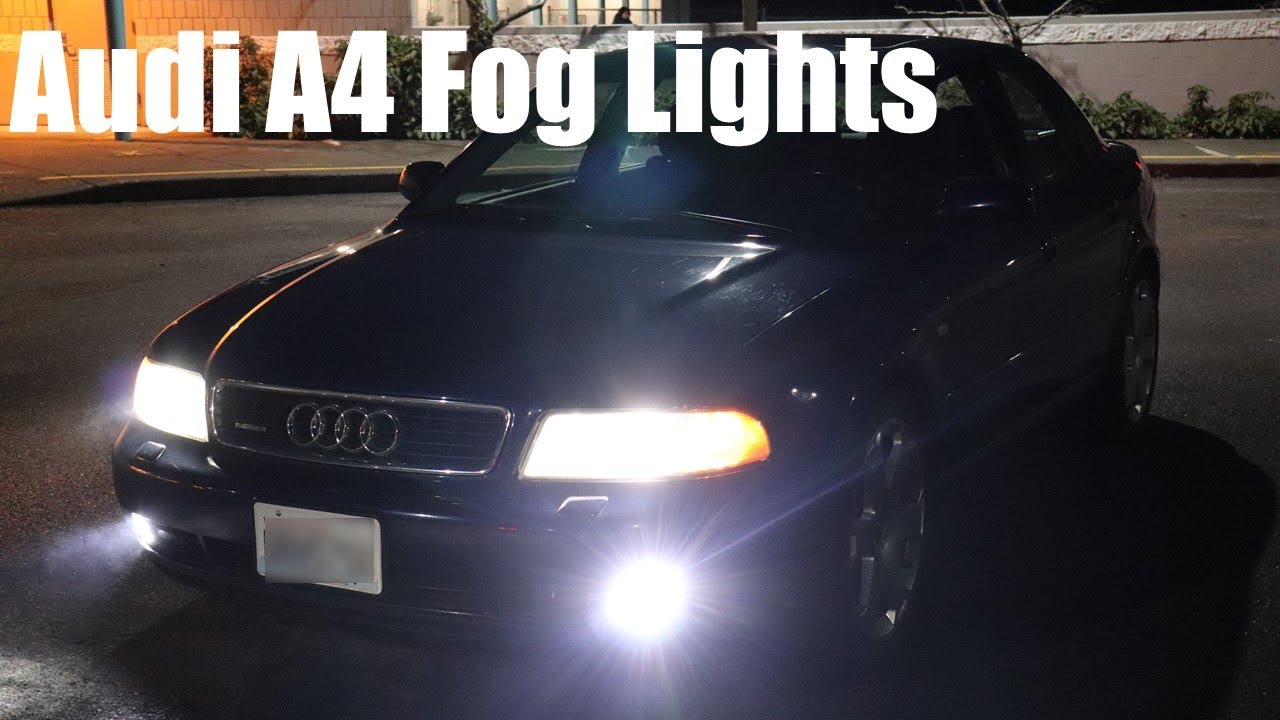 How to Install Brand New Fog Lights Audi A4 YouTube