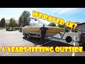 Restoring an abandoned ski boat from $4K to $40K PART 1