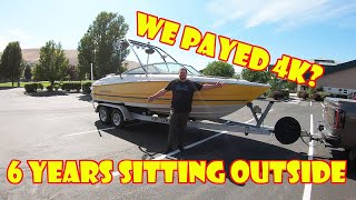 Restoring an abandoned ski boat from $4K to $40K PART 1