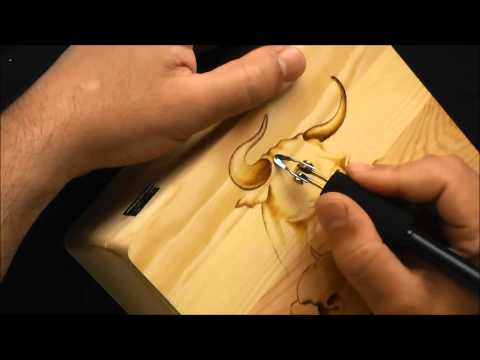 Video: Pyrography. Yuav Ua Li Cas Hlawv Ntoo?