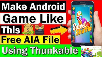 How To Make Game in Thunkable Or Makeroid Appybullder With Aia File
