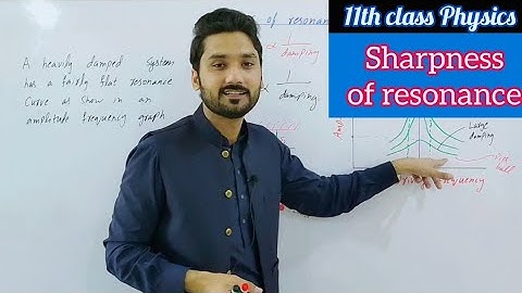 Sharpness of resonance | class 11 physics | physics ka safar