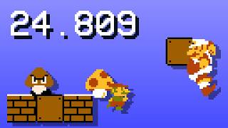 SMB1 1-1 as Fire Mario - 24.809