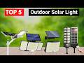 Top 5 Best Outdoor Solar Lights | Waterproof LED Garden Lights & Smart Solar Lighting Review