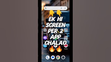 "Android Hidden Trick 🤯 Ek Saath 2 Apps Use Karo 🔥 | Split Screen Feature" #shorts #viral #trending