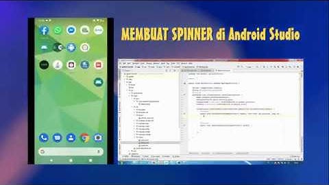 membuat spinner di android studio