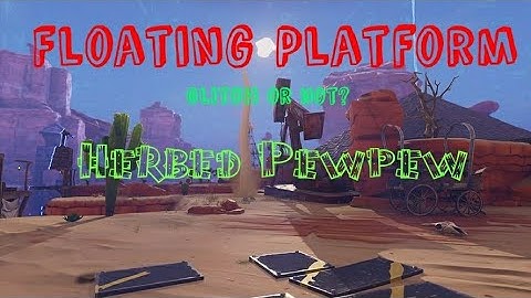 Floating Platform Glitch ? | Fortnite Save the World