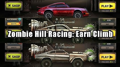 Zombie Hill Racing: Earn Climb | Stage 2-3 | Main Games